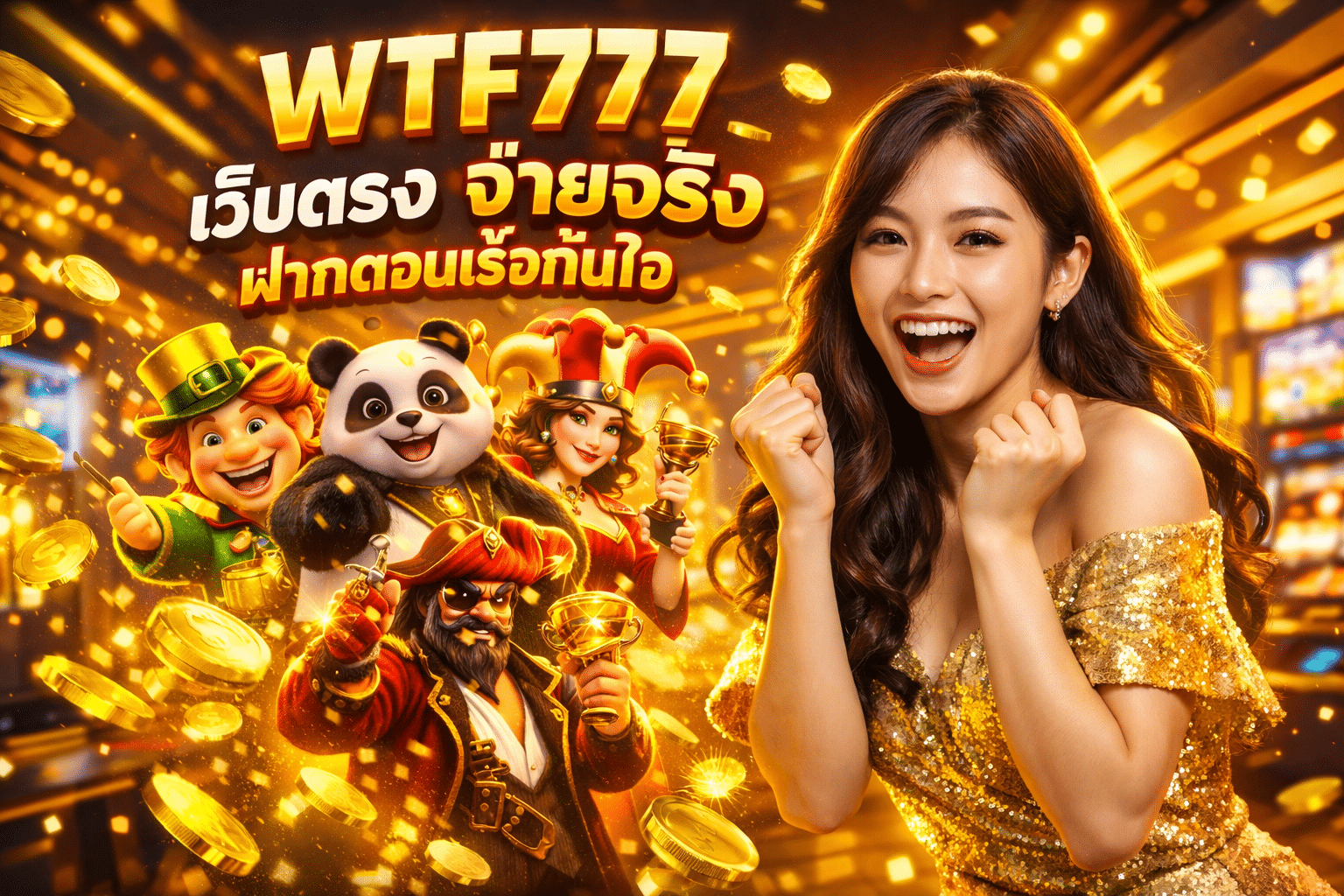 WTF777 เว็บตรง จ่ายจริง ฝากถอนเร็วทันใจ